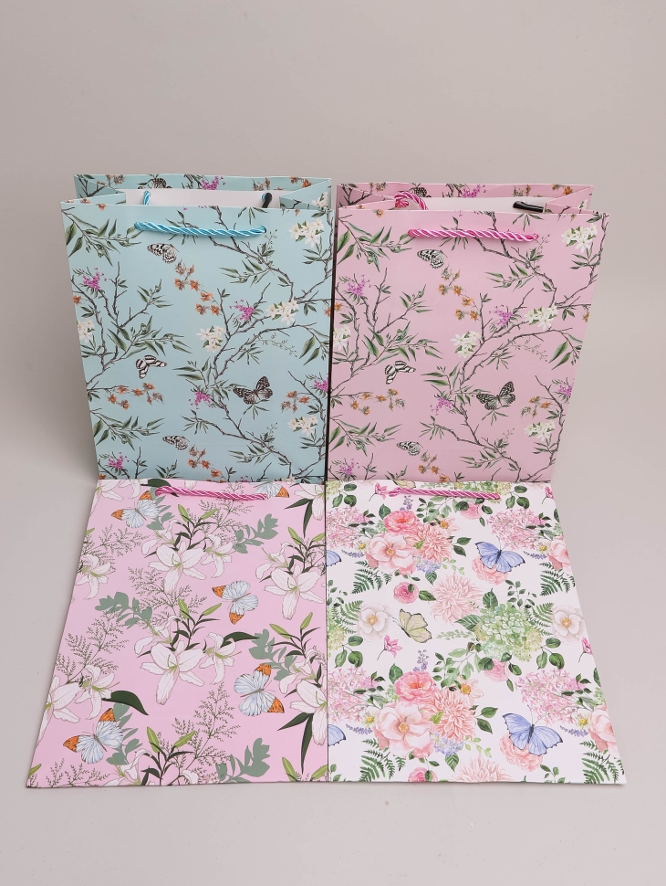 Сумочка Цветы 388-001 18х24x8,5см микс Сумочка Цветы 388-001 18х24x8,5см микс