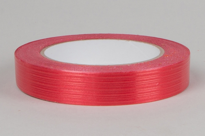 Лента простая 2/50 итальянское тиснение РД красная