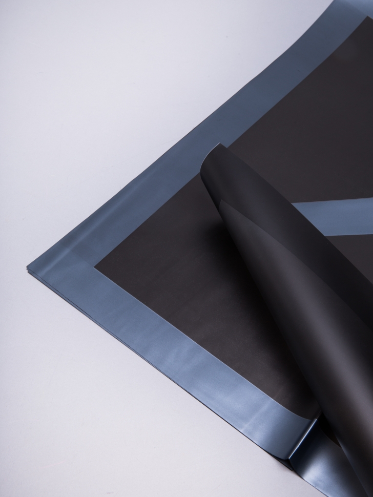 Пленка матовая 58смх58см 10 листов кант 13 черный Пленка матовая 58смх58см 10 листов кант 13 черный