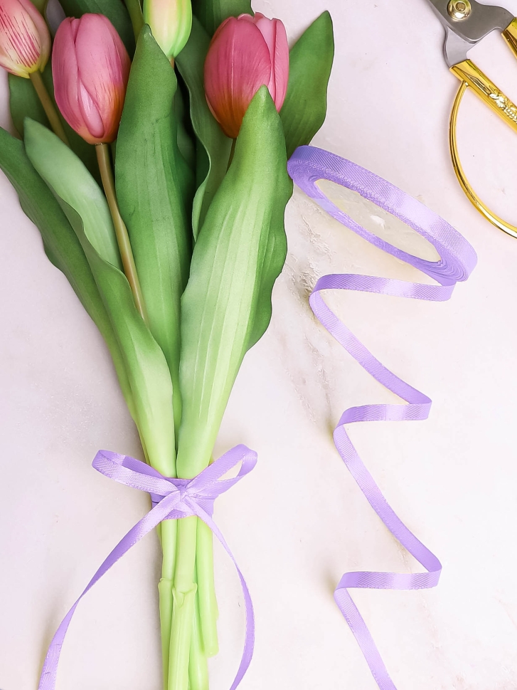 Лента атласная 10мм х 25ярд JD сиреневый Лента атласная 10мм х 25ярд JD сиреневый