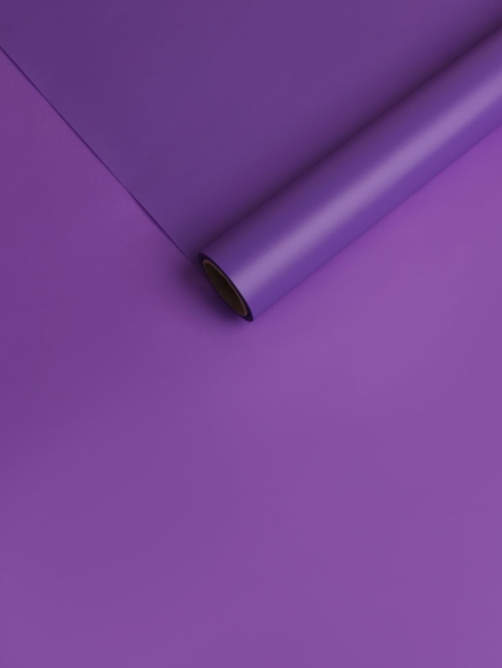 Пленка матовая 60см х 10м на втулке фиолетовый Пленка матовая 60см х 10м на втулке фиолетовый