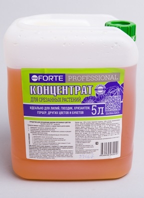 Концентрат для транспотрировки и хранения цветов 5л Bona Forte Концентрат для транспотрировки и хранения цветов 5л Bona Forte