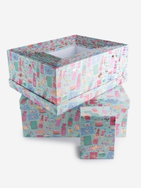 Коробка прямоугольник набор из 15шт 53х42х23см K131