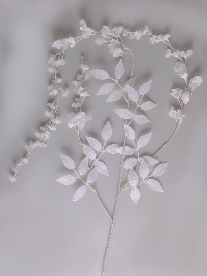 ИЦ Ветка дерева Акация 110см 3 ветки белый ИЦ Ветка дерева Акация 110см 3 ветки белый