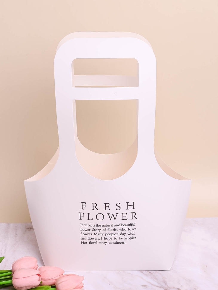 Плайм пакет для цветов 22х10х40см 58-03 Белый