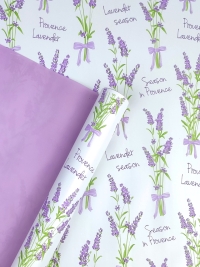 Пленка матовая 65мкм 58см х 10м Лаванда сиреневый