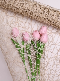 Сетка Сизаль 53см х 5ярд натуральный светлый