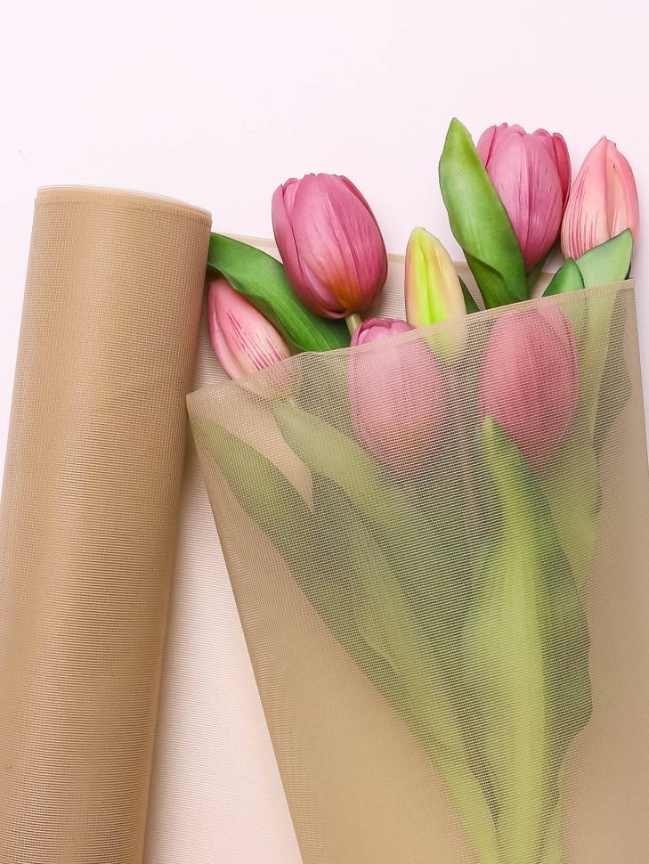 Сетка мелкая Вуаль 50 х 5ярд оливковый