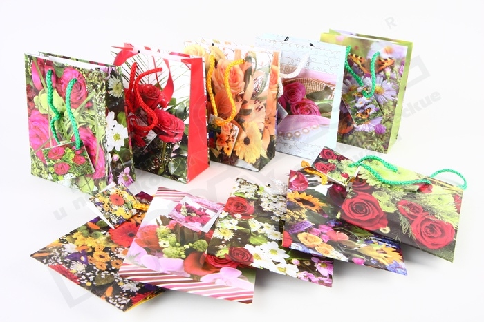 Сумочка ламинированная (12х15х6см) S цветы Сумочка ламинированная (12х15х6см) S цветы