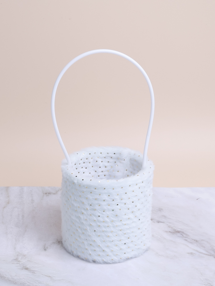 Коробка для цветов Цилиндр набор из 3шт. 16х14см Нежность горошек белый Коробка для цветов Цилиндр набор из 3шт. 16х14см Нежность горошек белый