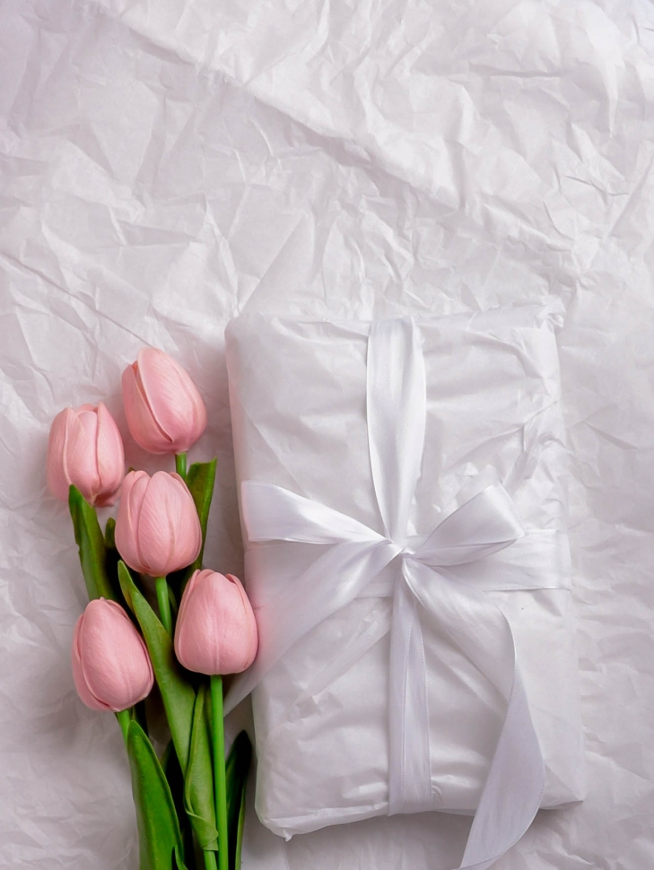 Бумага тишью 50х66см,10 лист. белый Бумага тишью 50х66см,10 лист. белый