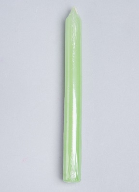 Свеча столовая 18х170мм пастель салатовый Свеча столовая 18х170мм пастель салатовый
