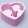 Пенобокс для цветов 28х25х12см Сердце Миша+Маша розовый Пенобокс для цветов 28х25х12см Сердце Миша+Маша розовый