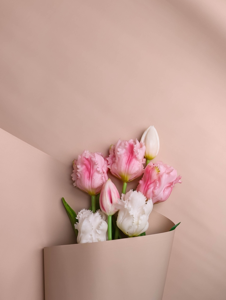 Пленка матовая 50мкм 58см х 10м Флора миндальный Пленка матовая 50мкм 58см х 10м Флора миндальный