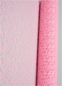 Сетка ажурная 50см х 5ярд розовый светлый