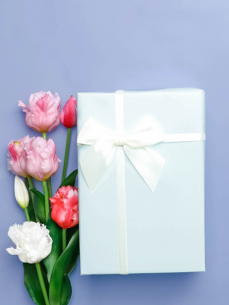 Пленка матовая 65мкм 58см х 10м двухцветная голубой/небесный Пленка матовая 65мкм 58см х 10м двухцветная голубой/небесный