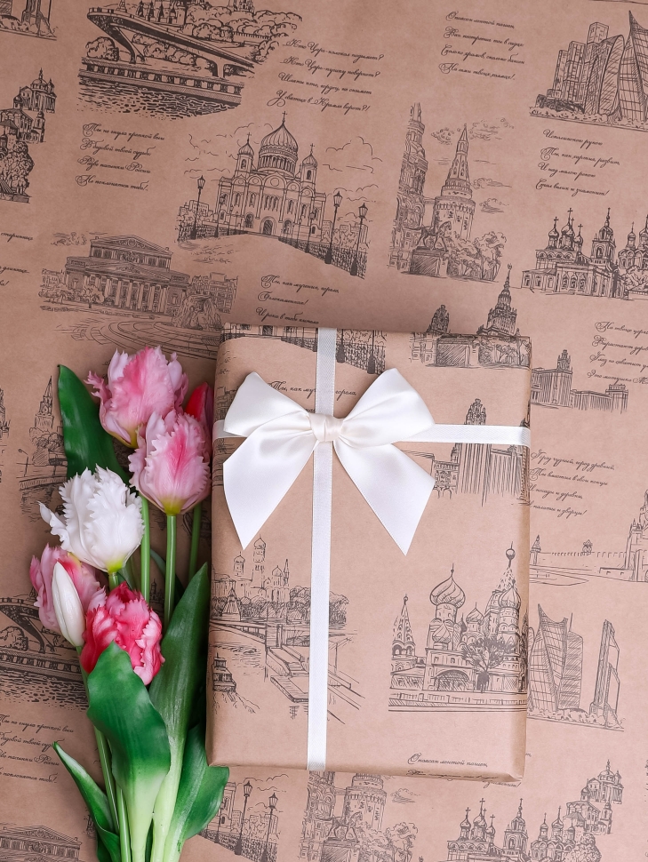 Бумага крафт 70г/м2, 70см x 10м, Россия Москва, черный Бумага крафт 70г/м2, 70см x 10м, Россия Москва, черный