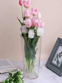 Ваза стекло Коническая H30 D15см К 178