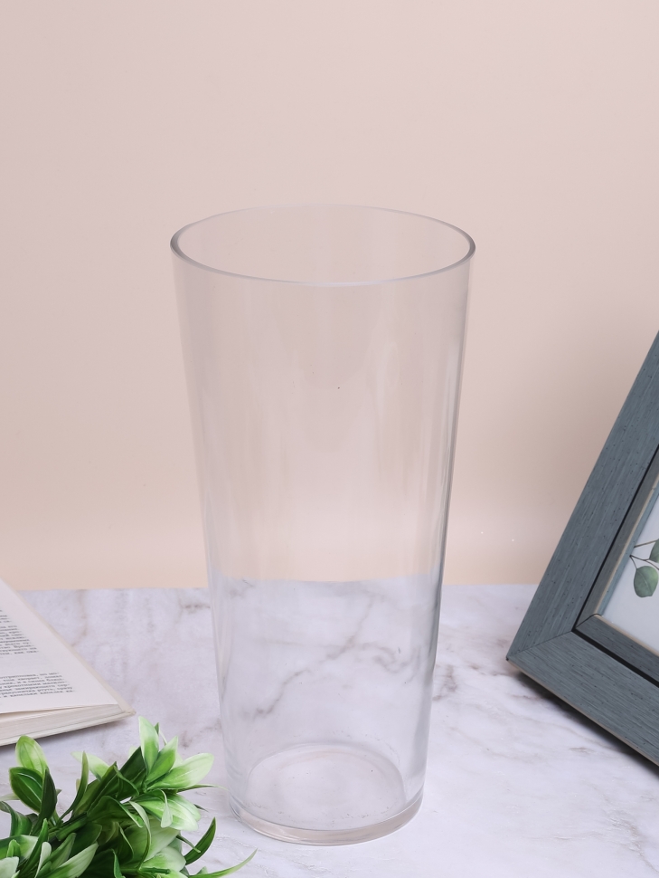 Ваза стекло Коническая H30 D15см К 178 Ваза стекло Коническая H30 D15см К 178