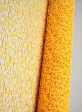 Сетка ажурная 50см х 5ярд желтый