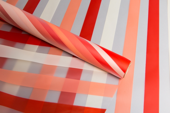 Пленка матовая Премиум 58см х 10м Радуга красный Пленка матовая Премиум 58см х 10м Радуга красный