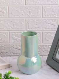 Ваза керамика 20,5х13см ZG 2005-1 Перламутр зеленый