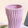 Ваза керамика 19,5х15см 1248 сиреневый