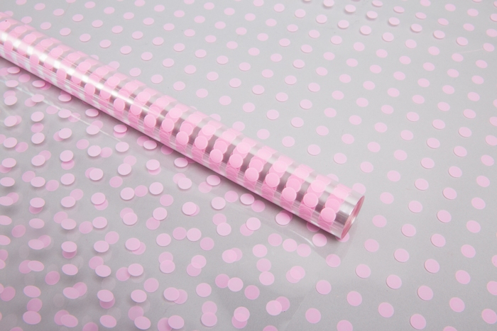 Пленка цветная Бисер 70см розовый Пленка цветная Бисер 70см розовый