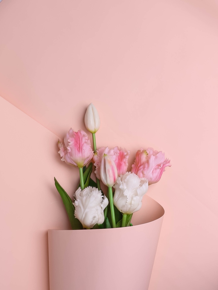 Пленка матовая 50мкм 58см х 10м Флора розовый жемчуг Пленка матовая 50мкм 58см х 10м Флора розовый жемчуг