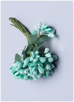 Тычинки для искусственных цветов К 12шт. мятный