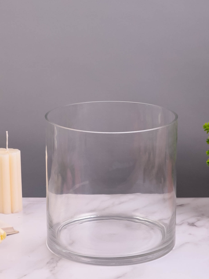 Ваза стекло Трубка H20 D20см К Ваза стекло Трубка H20 D20см К