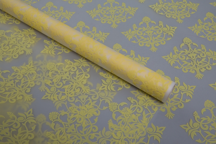 Пленка матовая 60см x 10м Нежность желтый нежный Пленка матовая 60см x 10м Нежность желтый нежный