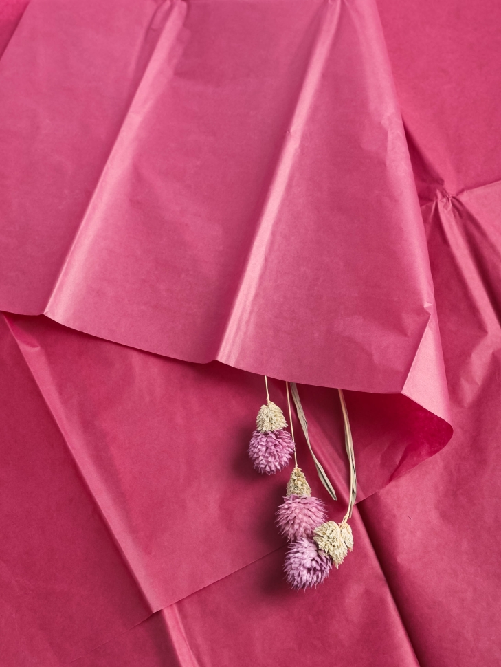 Бумага тишью 50х66см,10 лист. бордовый Бумага тишью 50х66см,10 лист. бордовый