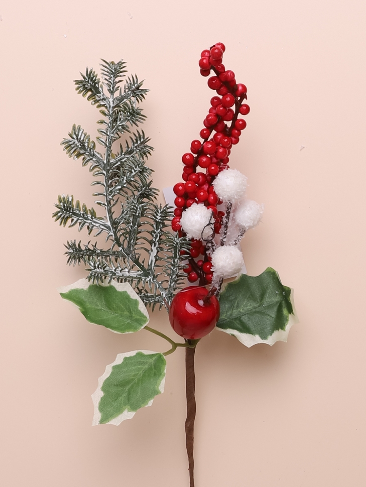 ИЦ Ветка новогодняя 24см 14-76 ИЦ Ветка новогодняя 24см 14-76