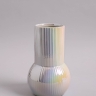 Ваза керамика 20,5х13см ZG 2005-1 Перламутр белый
