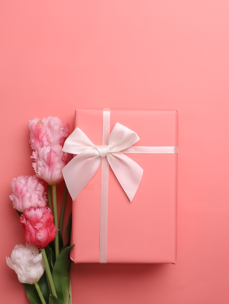 Пленка матовая 50мкм 58см х 10м Флора арбузный