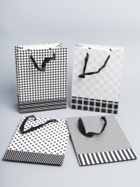 Сумочка ламинированная (18х24х8,5см) К GYH913-19 микс