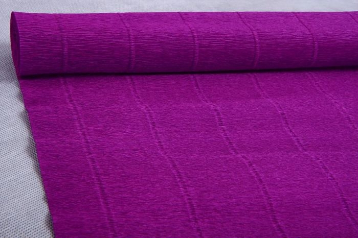 Бумага гофрированная простая, 180гр 593 фиолетовая