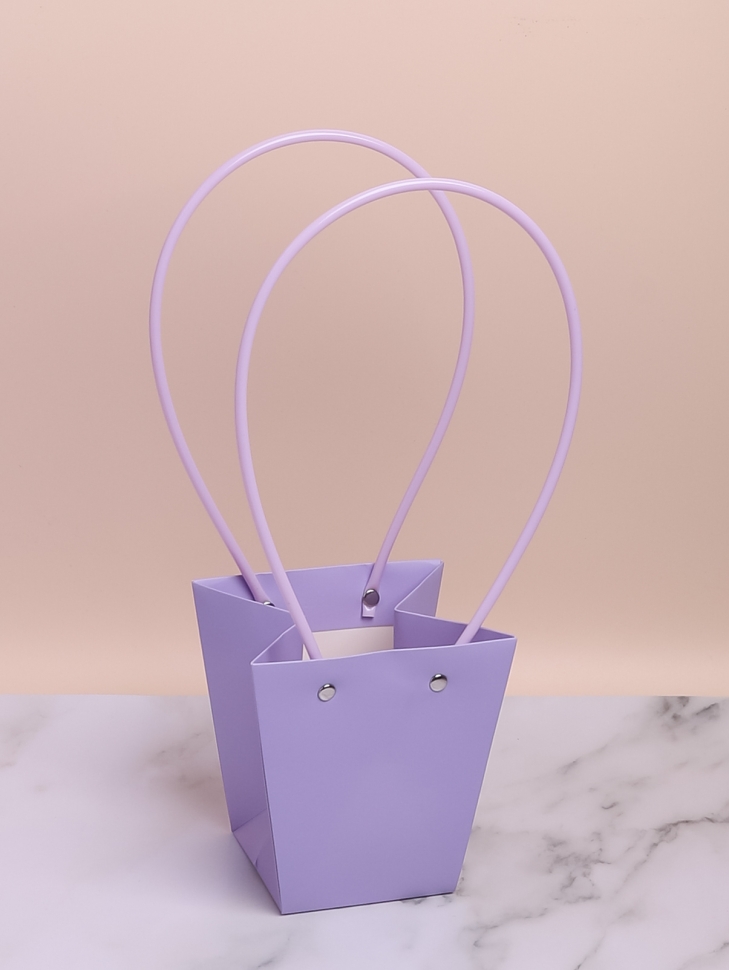 Сумочка для цветов 12х8х12,5см М114 лаванда Сумочка для цветов 12х8х12,5см М114 лаванда