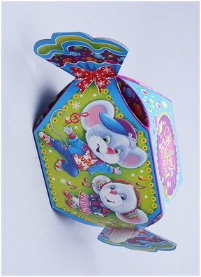 Коробка под конфеты НГ 0,7кг КОНФЕТКА Диско Коробка под конфеты НГ 0,7кг КОНФЕТКА Диско