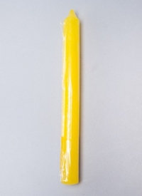 Свеча столовая 18х170мм желтый