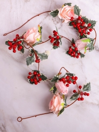 ИЦ Лиана с ягодами и цветами 180см QW-003