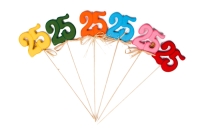 Вставка Цифра &quot;25&quot; микс