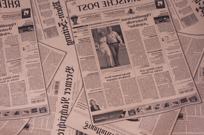 Бумага крафт 70г/м2, 70см x 10м, Газета, чёрный Бумага крафт 70г/м2, 70см x 10м, Газета, чёрный