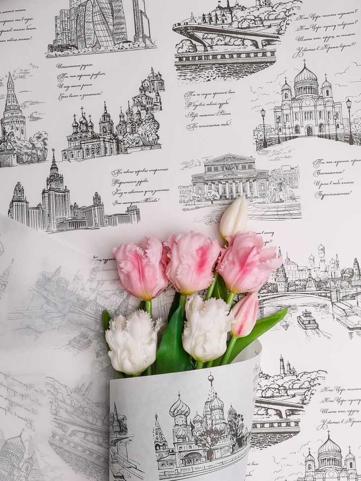 Бумага белая крафт 50г/м2, 70см x 10м Россия Москва, черный Бумага белая крафт 50г/м2, 70см x 10м Россия Москва, черный