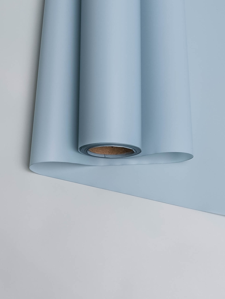 Пленка матовая 55мкм 58см х 10м Зефир серый