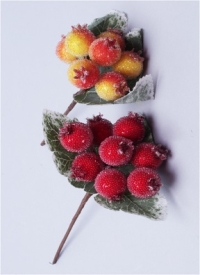 Бутоньерка 17х8см ягоды микс