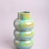 Ваза керамика 24х14см ZG 2008-1 Перламутр зеленый