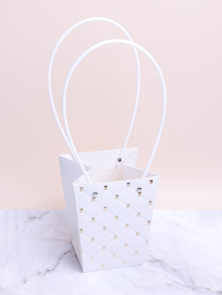 Сумочка для цветов 13,5х9,5х15,5см 3D М315 красный Сумочка для цветов 13,5х9,5х15,5см 3D М315 красный