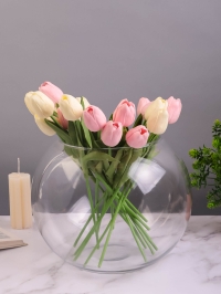 Ваза стекло Шаровая D30см К